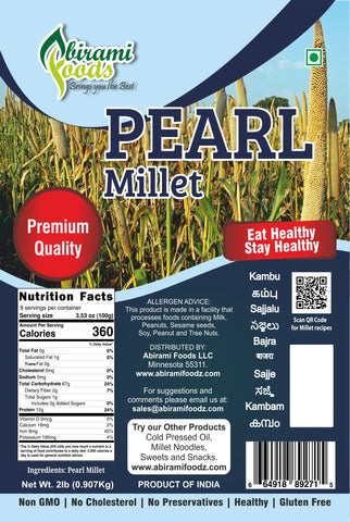 Pearl Millet Grains-Parboiled-2lbs